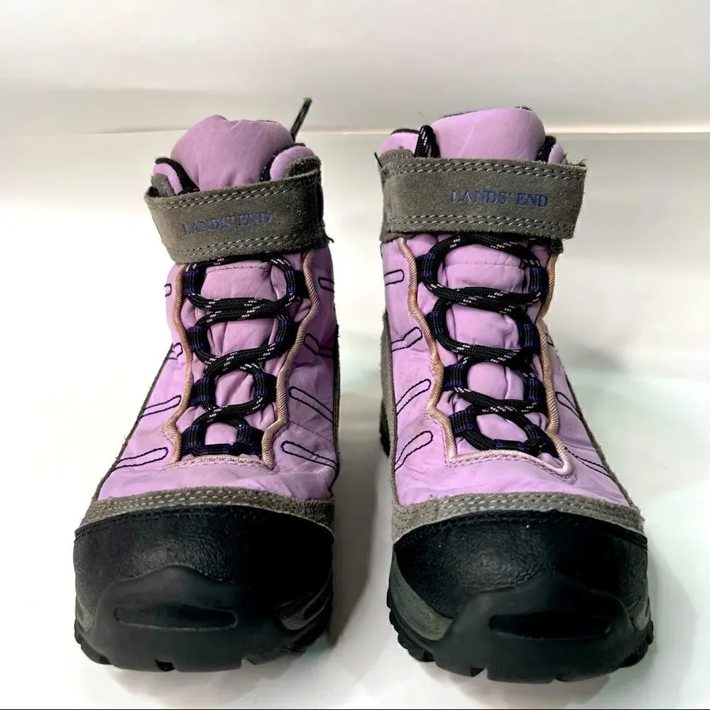 Lands’ End Purple Winter Snow Boots